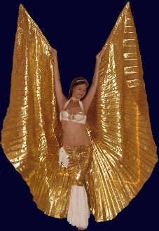 Orientalischer Tanz, Bauchtanz in Sachsen, Tanz mit Isis-Wings