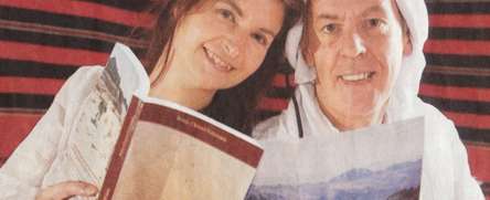 Presseartikel FREIE PRESSE, Limbacher reisen barfuss durch die W�ste