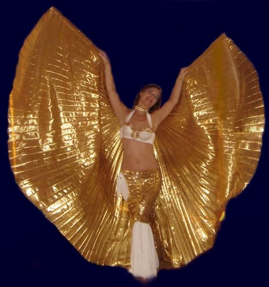 Orientalischer Tanz, Bauchtanz in Sachsen, Bildergalerie, Tanz mit Isis-Wings