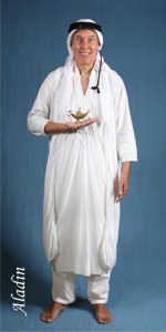 Comedy und Tanzshows mit Duo Oriental, Aladin, Download-Werbeplakate