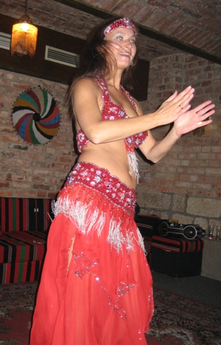 Orientalischer Tanz, Bauchtanz in Sachsen, Bildergalerie, Weihnachtsfeier im Ali Baba Restaurant
